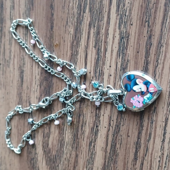 Disney Mickey Mouse locket and chain, 16" long - Picture 1 of 5